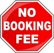 no booking fee